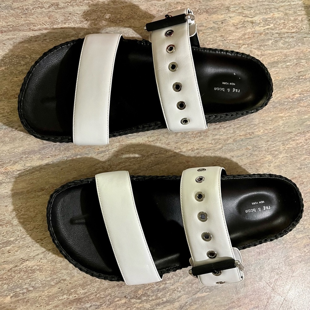 Rag & Bone New York slip on platform sandals - Picture 7 of 16